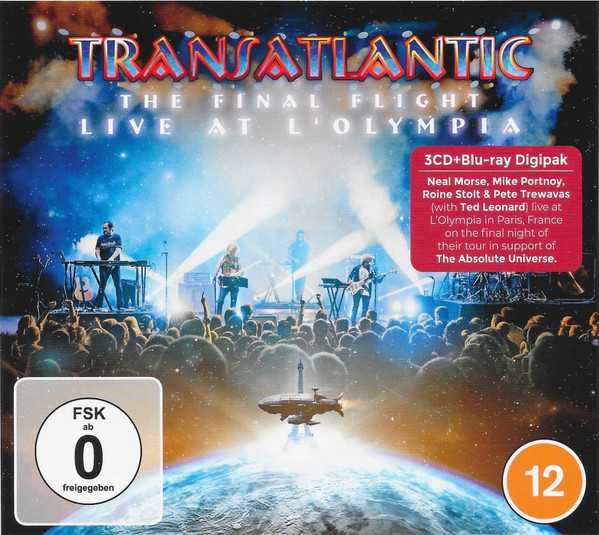 TRANSATLANTIC - The Final Flight Live at L'Olympia (3CD+Blu-Ray Digipack)